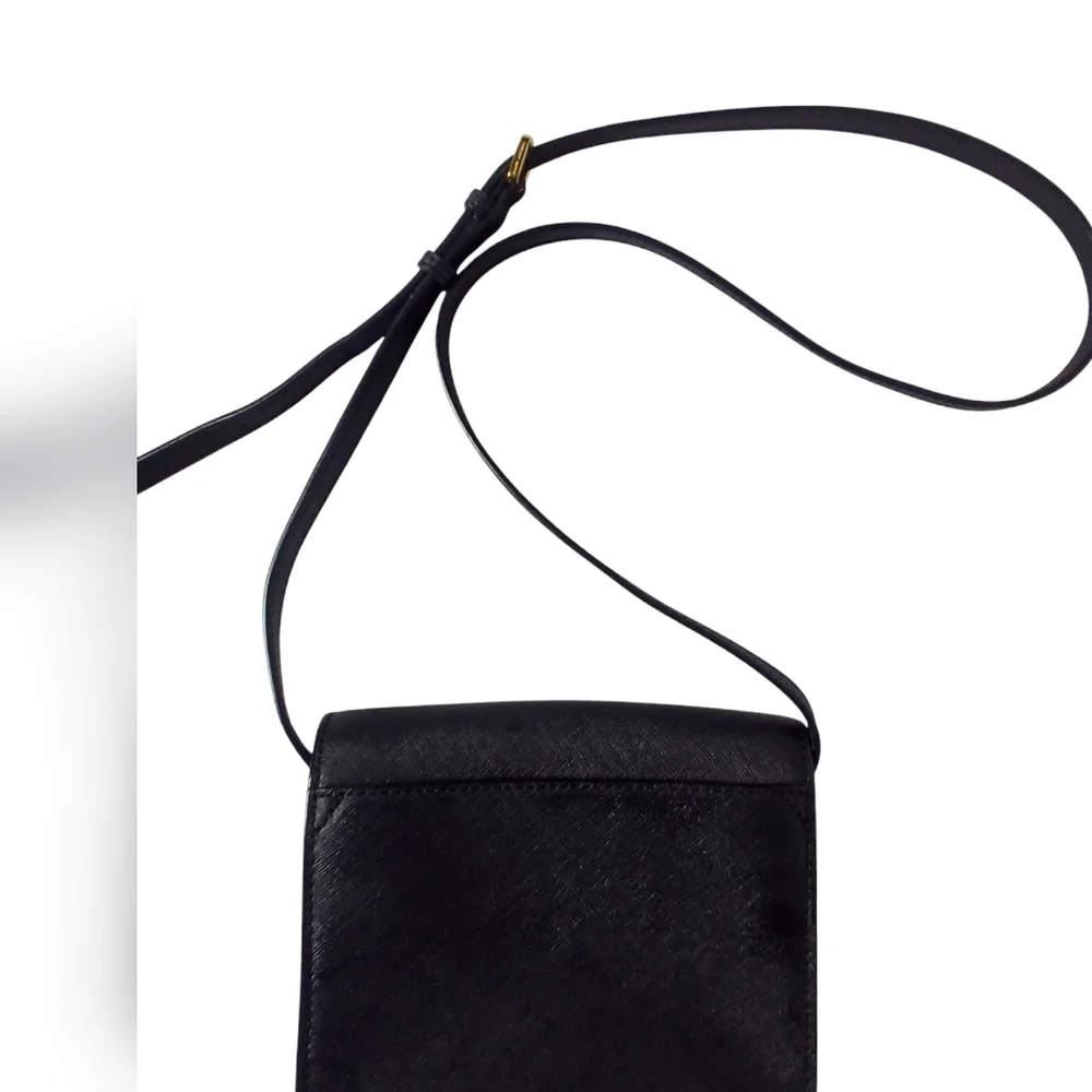 Marc Jacobs Black Saffiano Leather Crossbody Bag